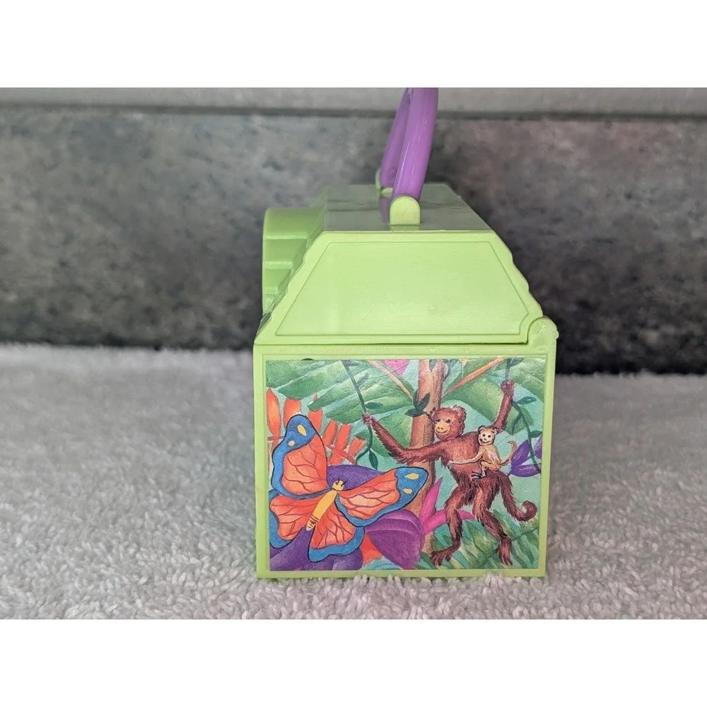Vintage Pound Puppies 1995 Jungle Mini Compact 2 Figures Tiger Elephant READ